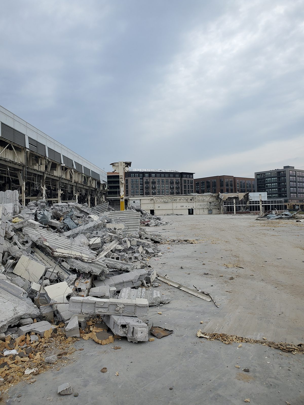 Baltimore Sun Building Demolition Site