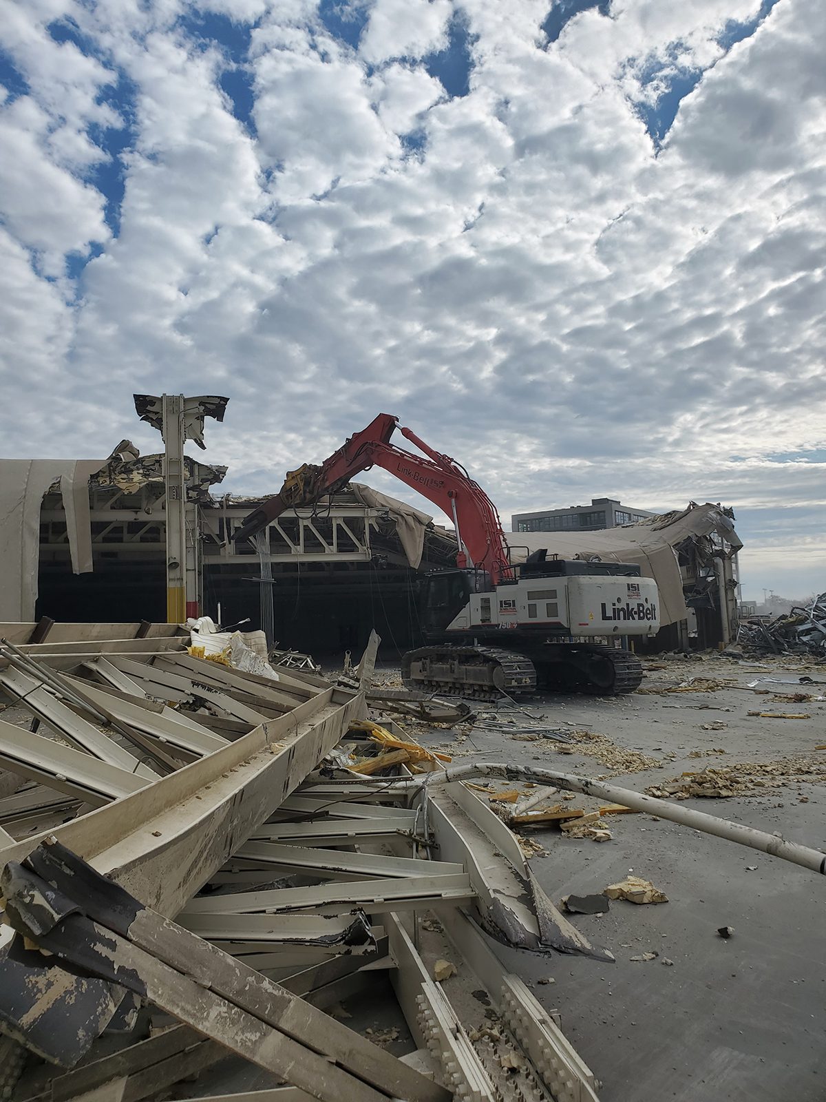 Demolition at Baltimore Sun Building